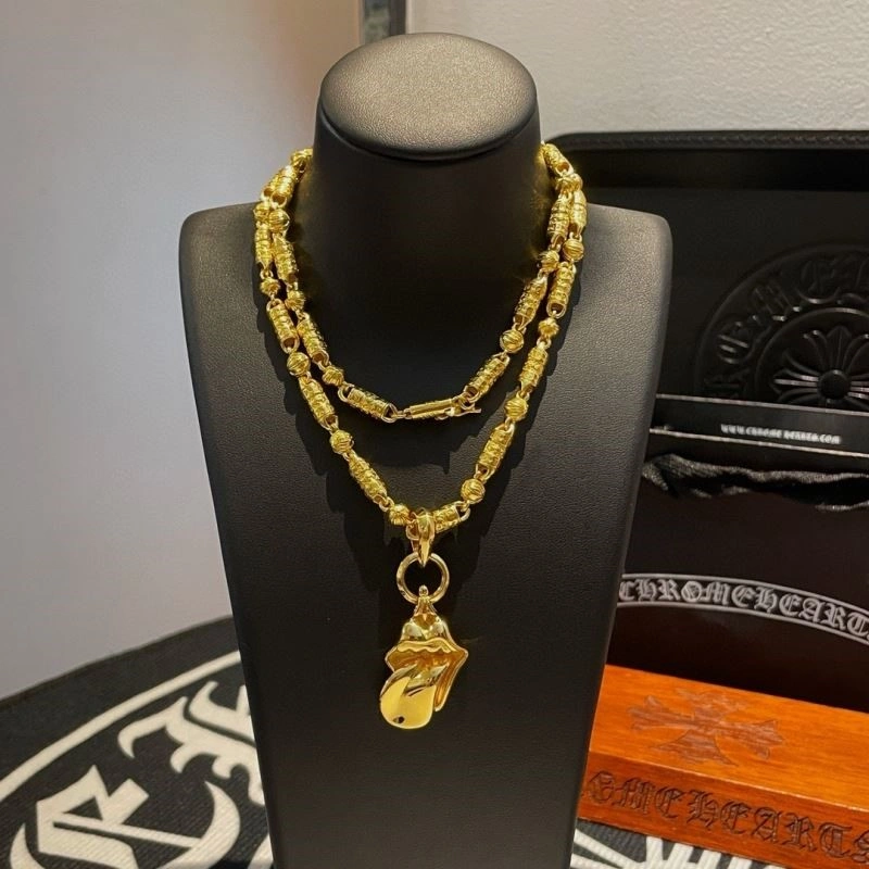 WaterResistant Chrome Hearts Necklaces 238649