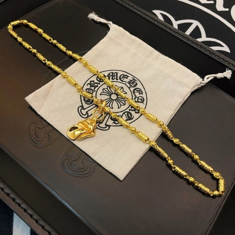 WaterResistant Chrome Hearts Necklaces 238649