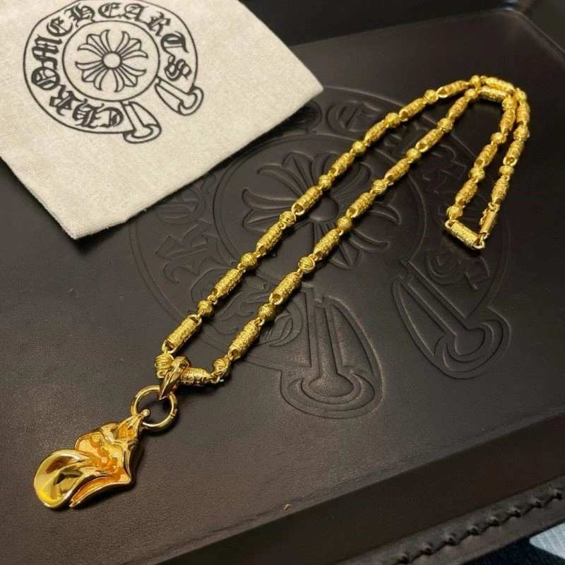 WaterResistant Chrome Hearts Necklaces 238649