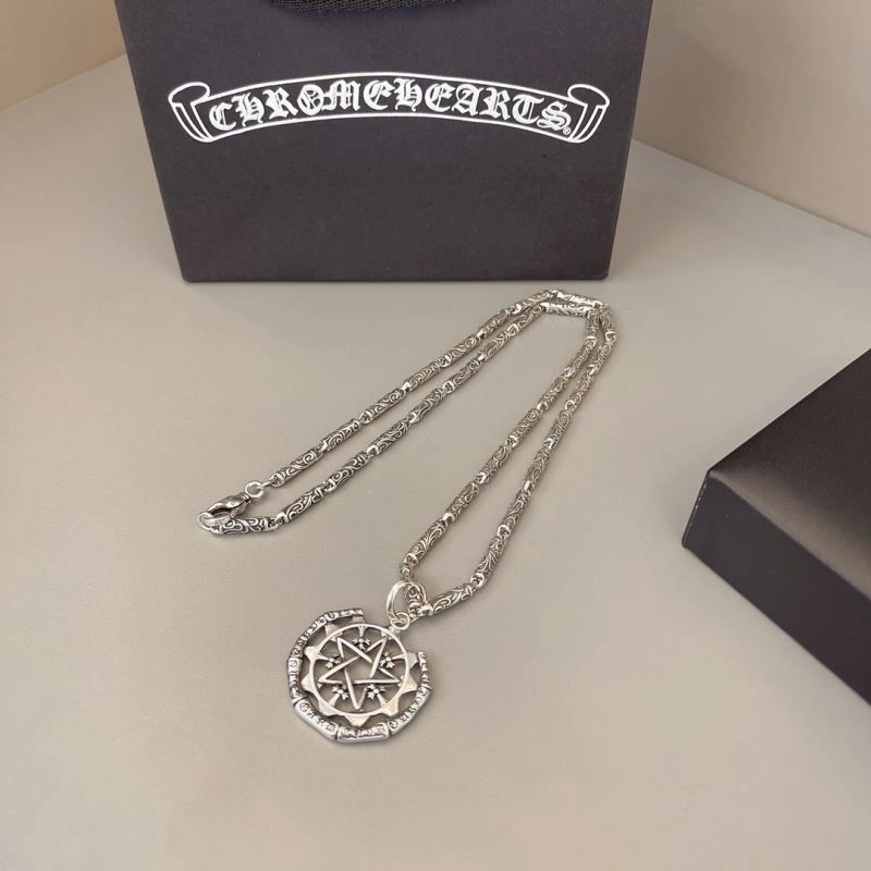 Sleek Chrome Hearts Necklaces 238622