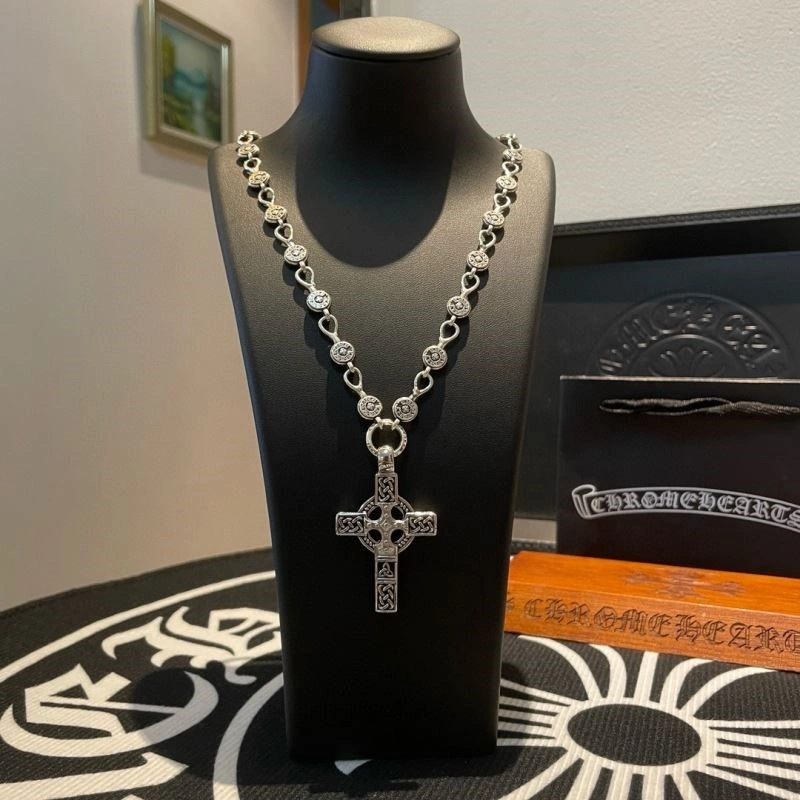 Cozy Chrome Hearts Necklaces 238619