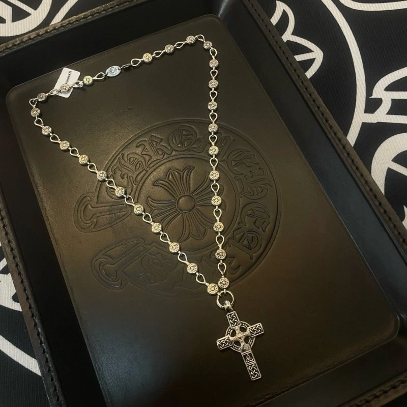 Cozy Chrome Hearts Necklaces 238619