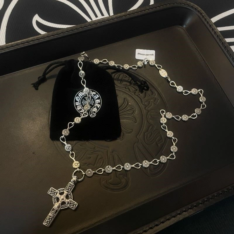 Cozy Chrome Hearts Necklaces 238619