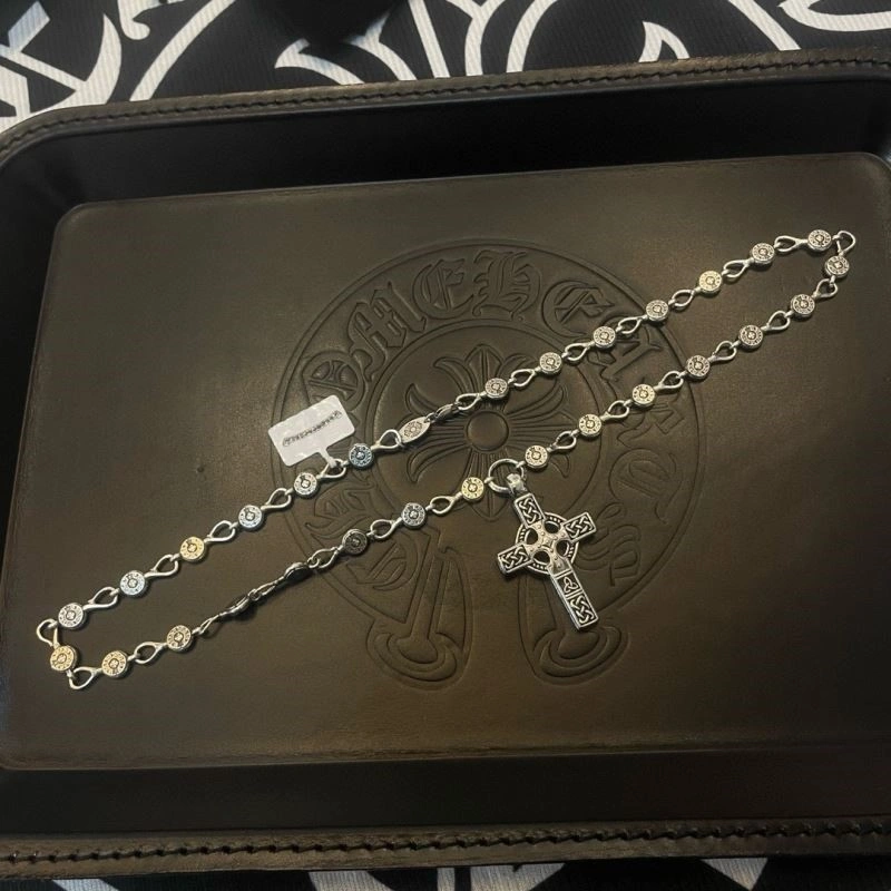 Cozy Chrome Hearts Necklaces 238619