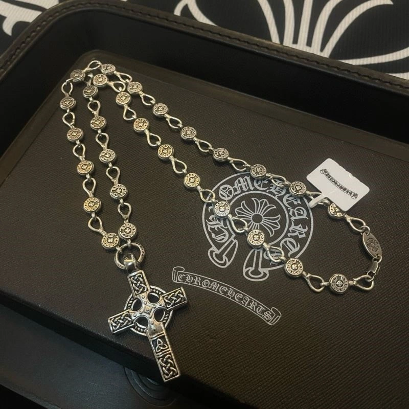 Cozy Chrome Hearts Necklaces 238619