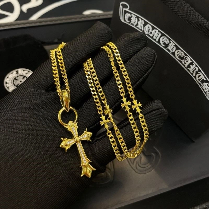 Compact Chrome Hearts Necklaces 238630