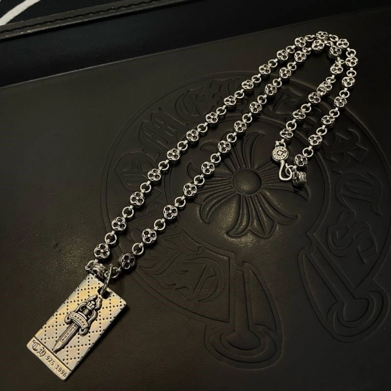 Effortless Chrome Hearts Necklaces 238607