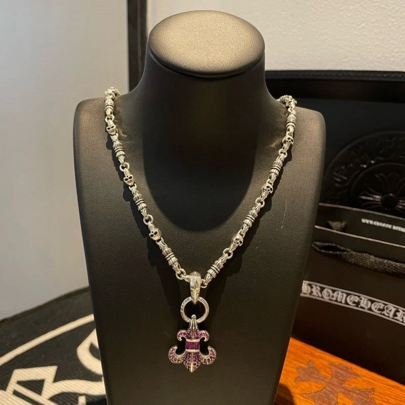 Compact Chrome Hearts Necklaces 238537