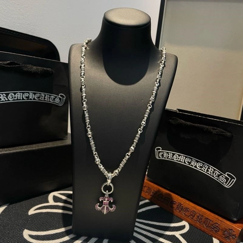 Compact Chrome Hearts Necklaces 238537