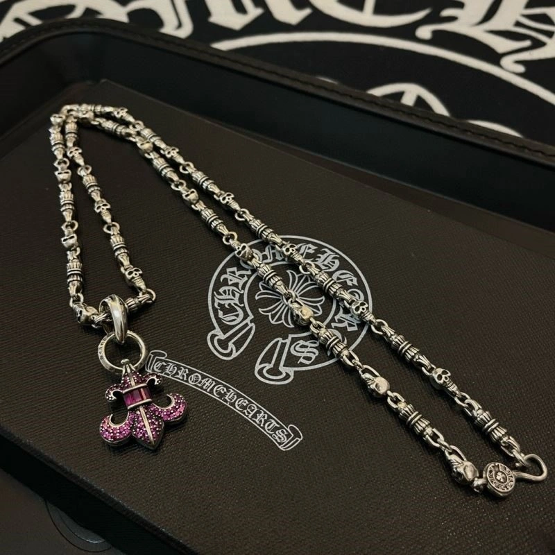 Compact Chrome Hearts Necklaces 238537