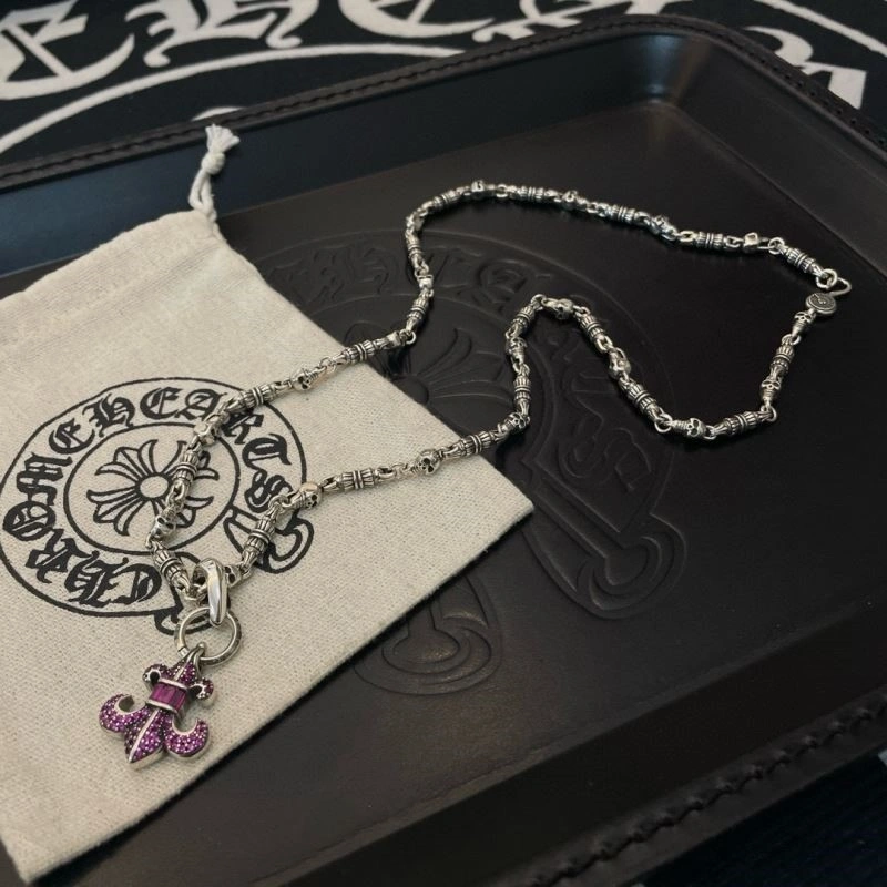 Compact Chrome Hearts Necklaces 238537