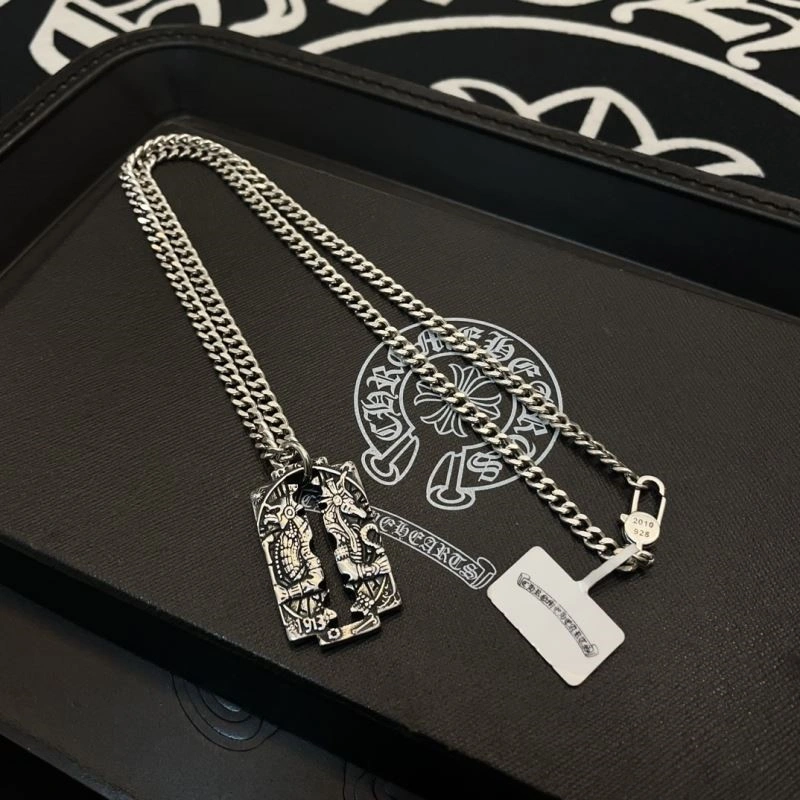 Cozy Chrome Hearts Necklaces 238547