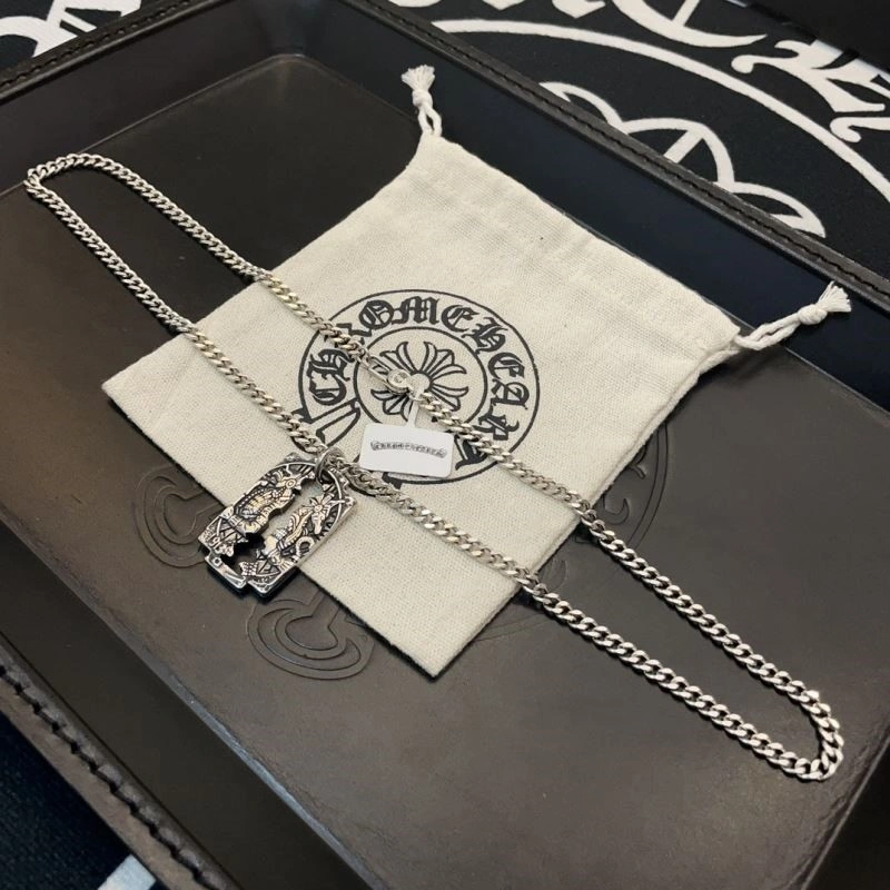 Cozy Chrome Hearts Necklaces 238547