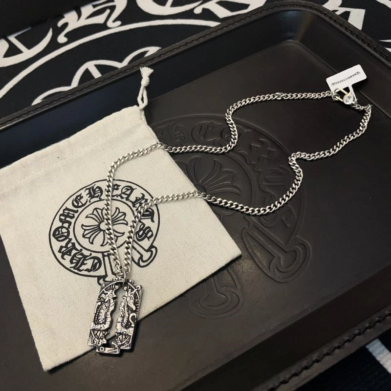 Cozy Chrome Hearts Necklaces 238547