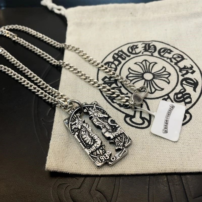 Cozy Chrome Hearts Necklaces 238547