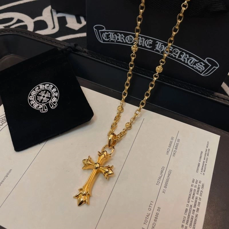 HighQuality Chrome Hearts Necklaces 238485