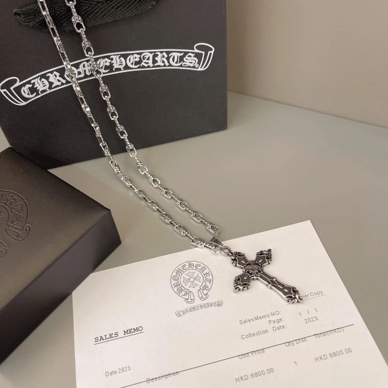 Comfortable Chrome Hearts Necklaces 238453