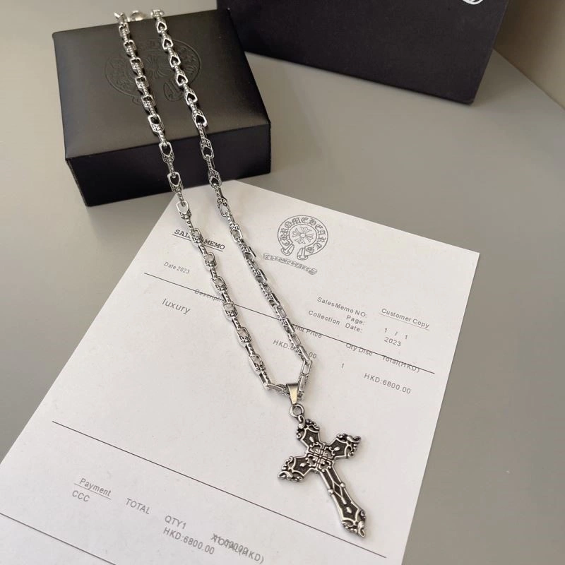 Comfortable Chrome Hearts Necklaces 238453