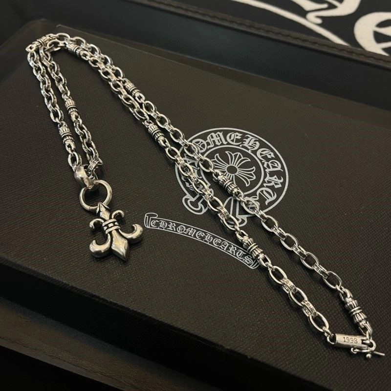 Effortless Chrome Hearts Necklaces 238421