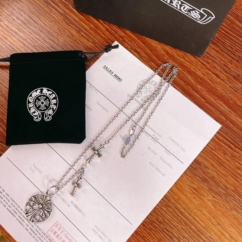 Effortless Chrome Hearts Necklaces 238054