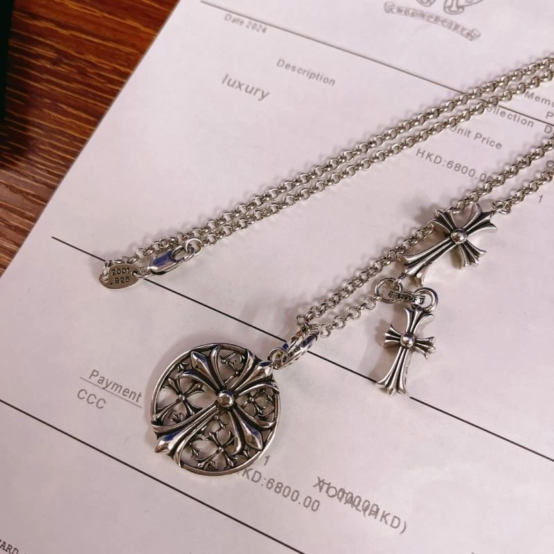 Effortless Chrome Hearts Necklaces 238054