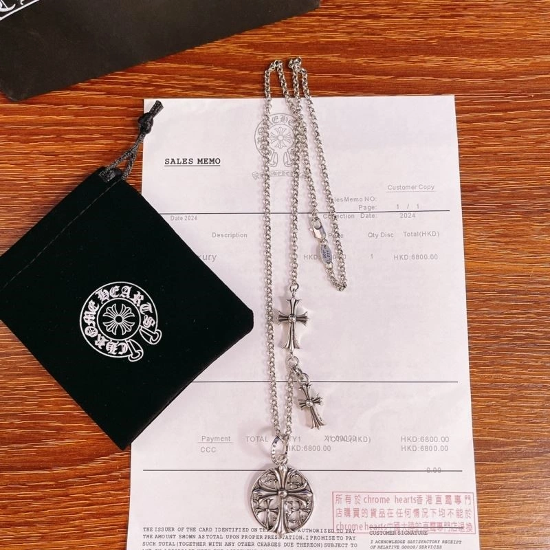 Effortless Chrome Hearts Necklaces 238054