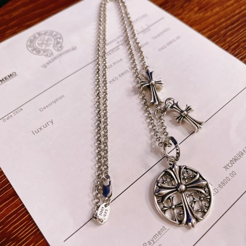 Effortless Chrome Hearts Necklaces 238054