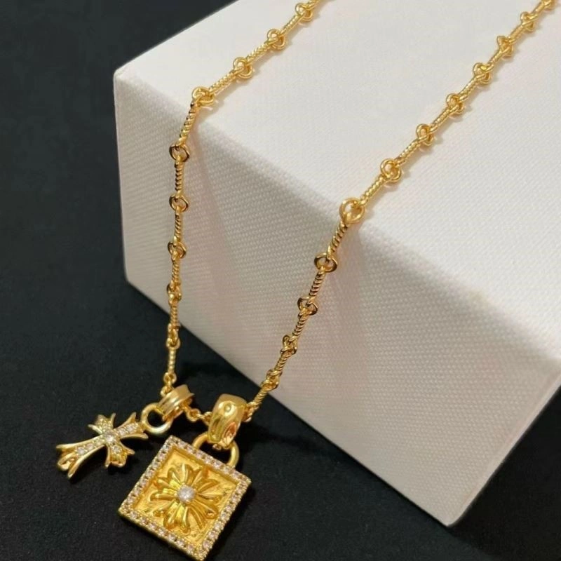 Cozy Chrome Hearts Necklaces 237864