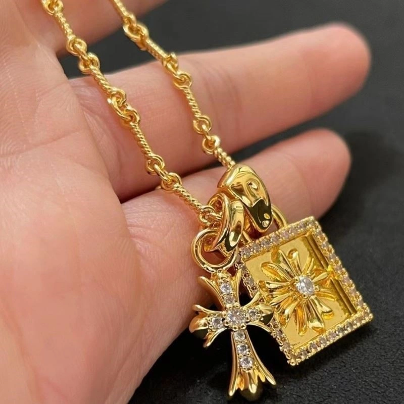 Cozy Chrome Hearts Necklaces 237864