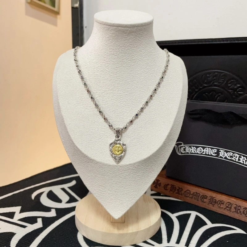 Cozy Chrome Hearts Necklaces 237699
