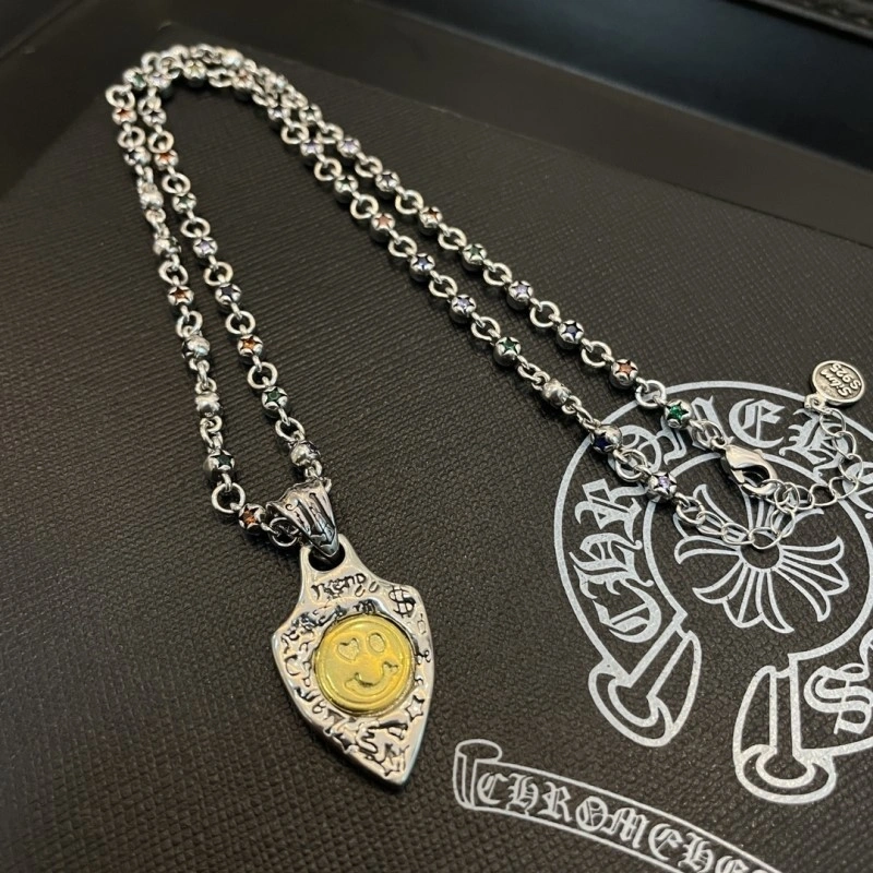Cozy Chrome Hearts Necklaces 237699