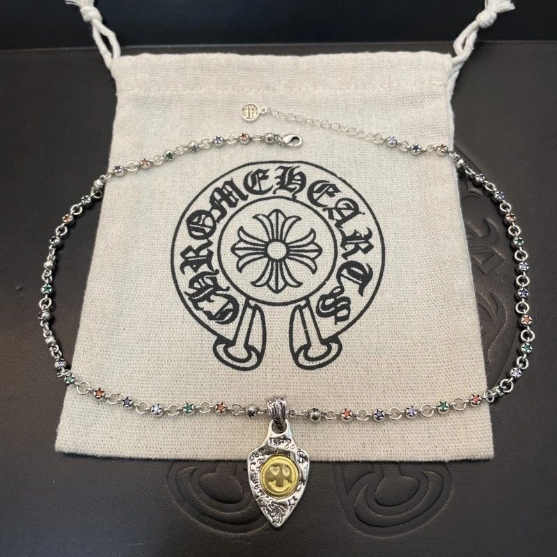 Cozy Chrome Hearts Necklaces 237699