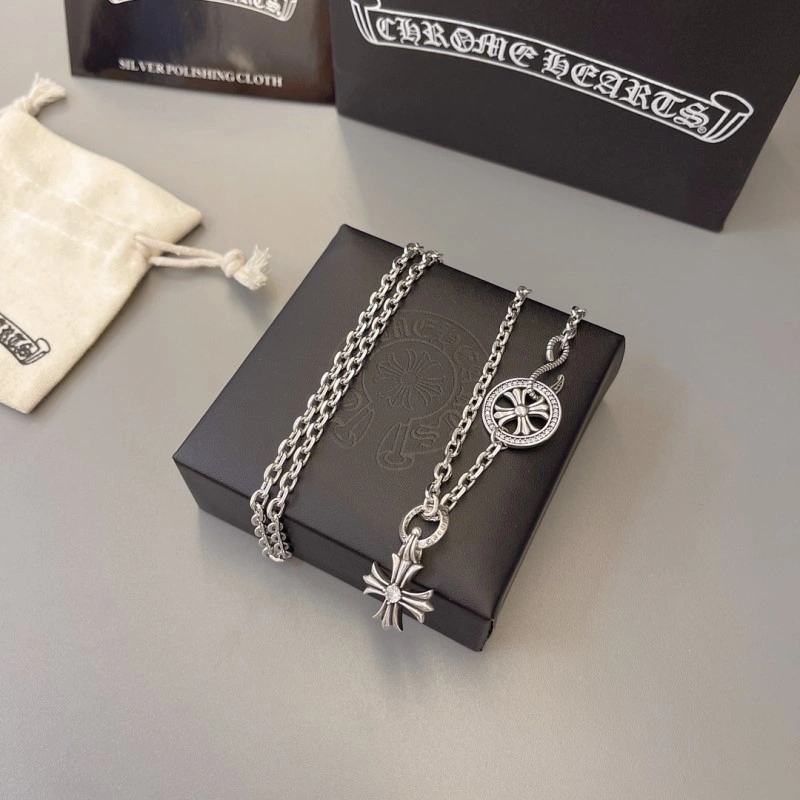 Stretchable Chrome Hearts Necklaces 237645