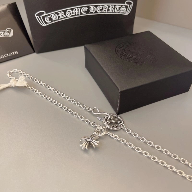 Stretchable Chrome Hearts Necklaces 237645