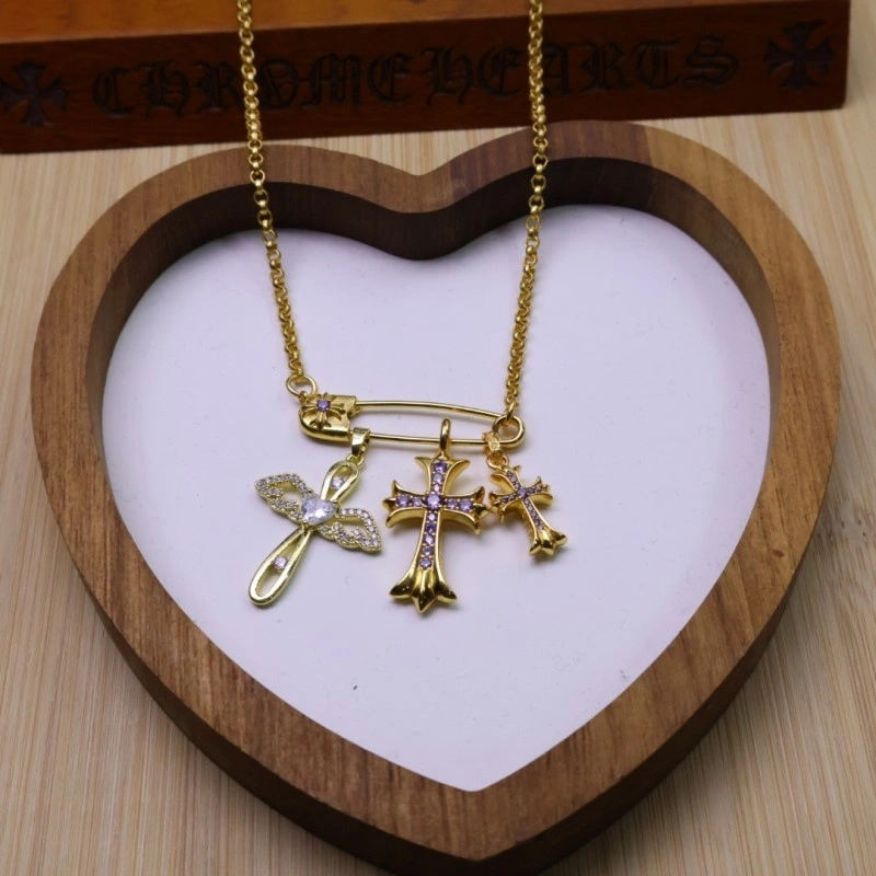 WaterResistant Chrome Hearts Necklaces 237533