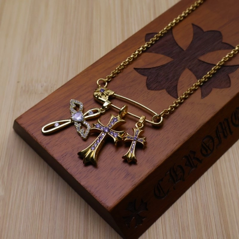 WaterResistant Chrome Hearts Necklaces 237533