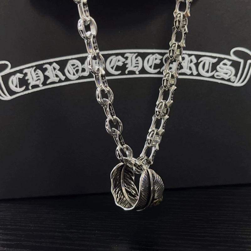 Cozy Chrome Hearts Necklaces 237037