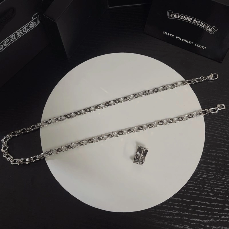 Cozy Chrome Hearts Necklaces 237037