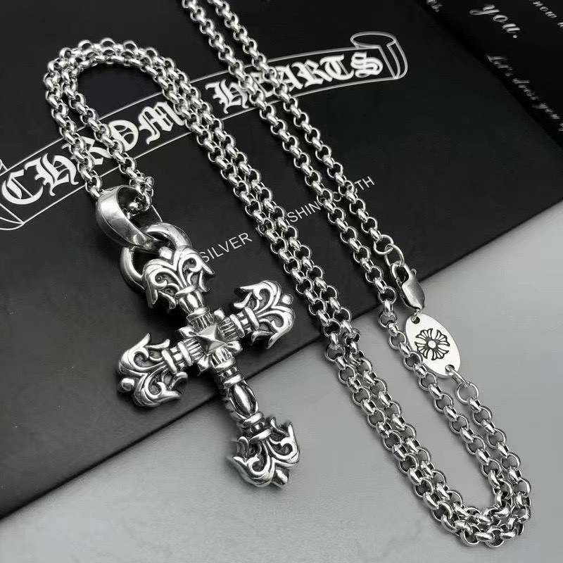 Comfortable Chrome Hearts Necklaces 237007