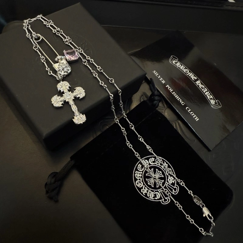SmoothTexture Chrome Hearts Necklaces 236871