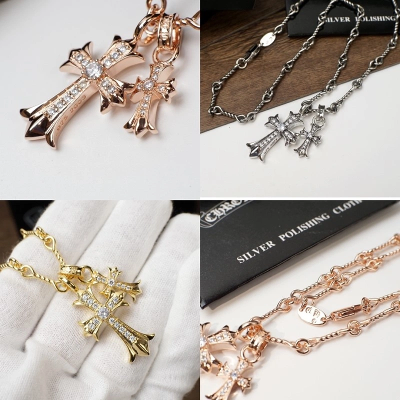 Cozy Chrome Hearts Necklaces 236875