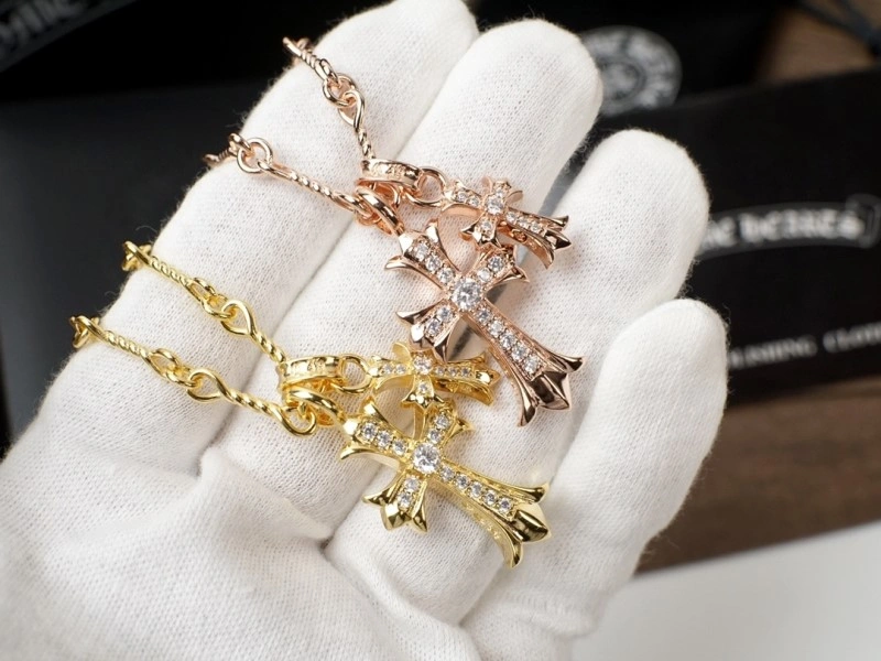 Cozy Chrome Hearts Necklaces 236875