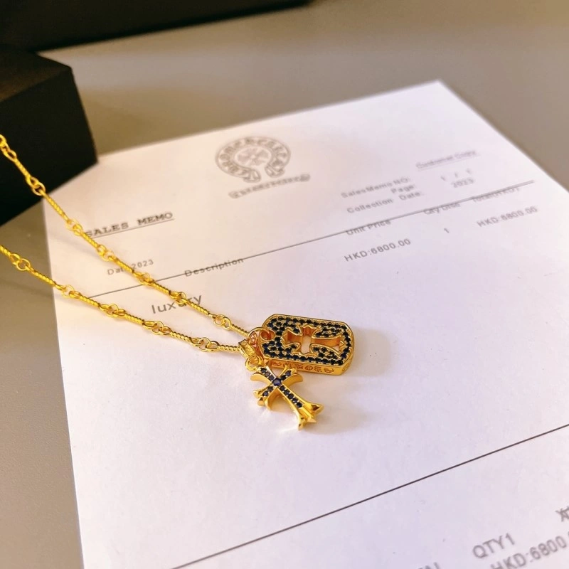 HighQuality Chrome Hearts Necklaces 236805