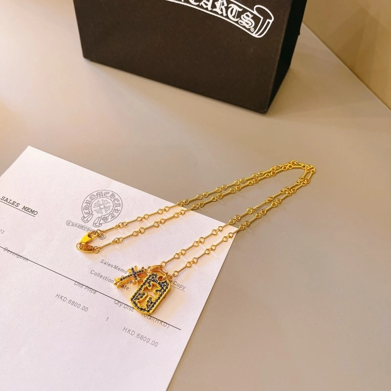 HighQuality Chrome Hearts Necklaces 236805