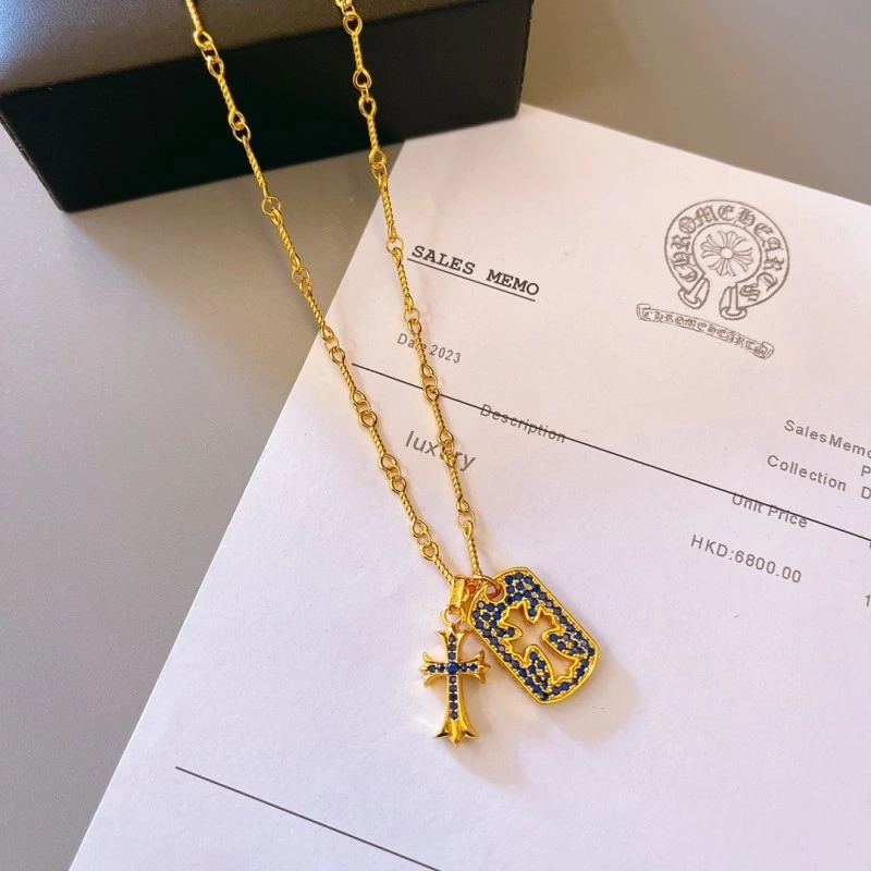 HighQuality Chrome Hearts Necklaces 236805