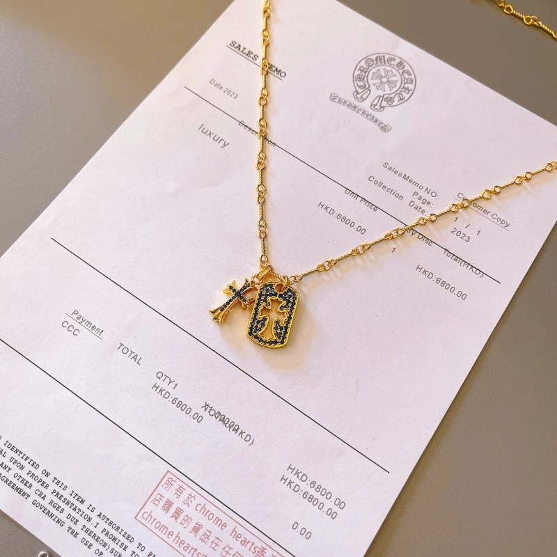 HighQuality Chrome Hearts Necklaces 236805