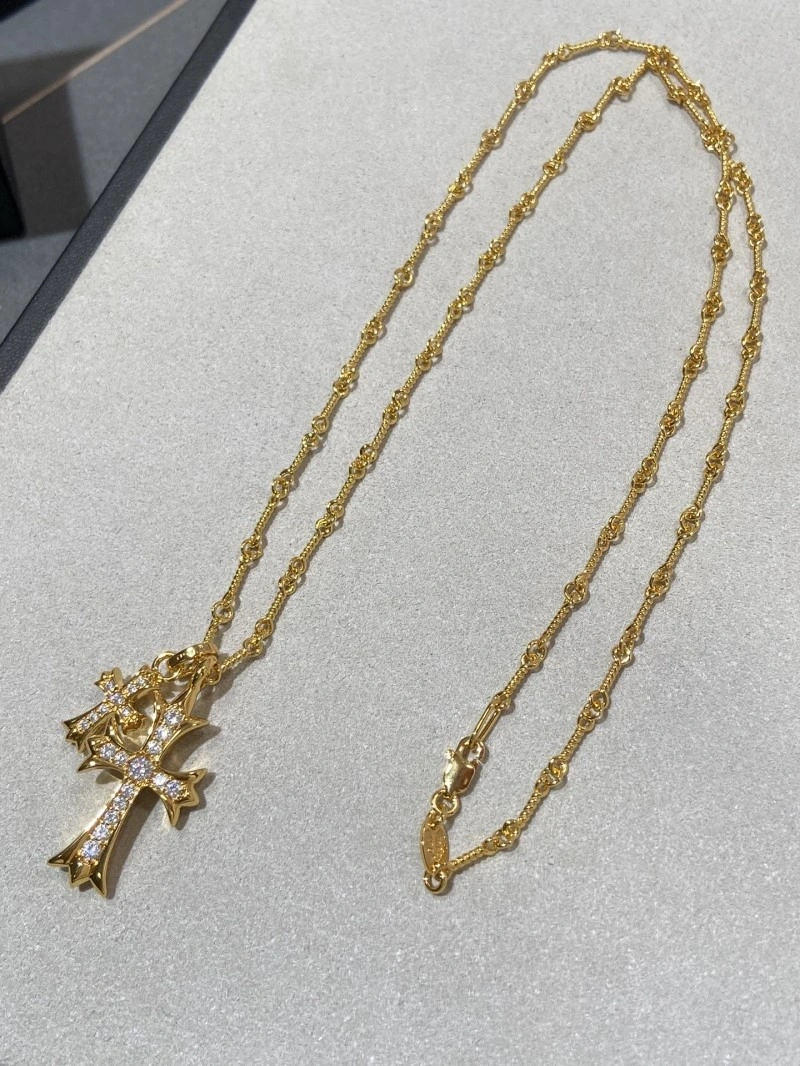 Seasonal Chrome Hearts Necklaces 236741