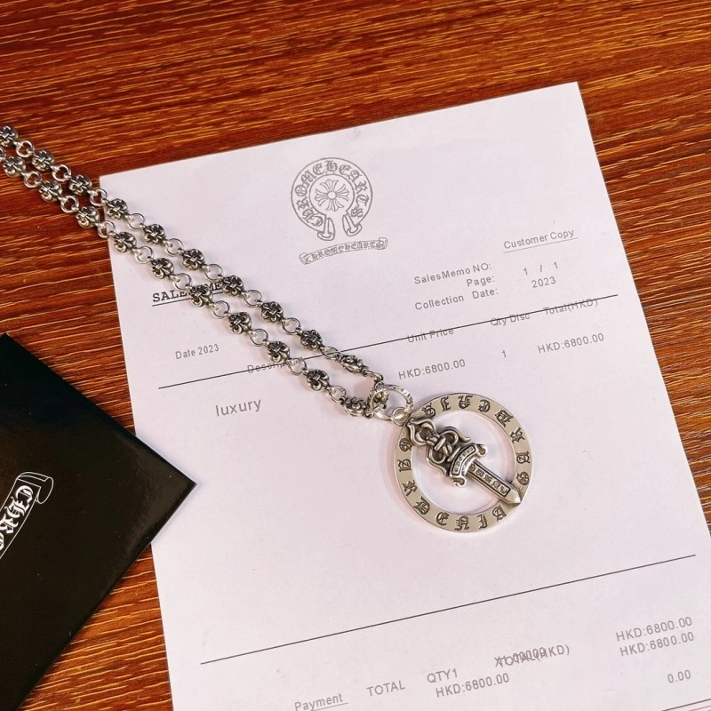 SoftTouch Chrome Hearts Necklaces 236596