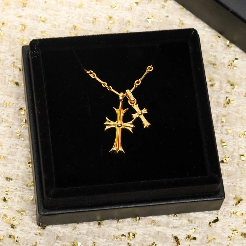 Seasonal Chrome Hearts Necklaces 236574