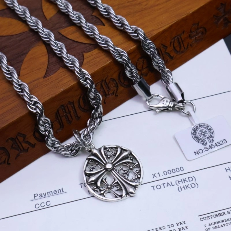 Seasonal Chrome Hearts Necklaces 236537